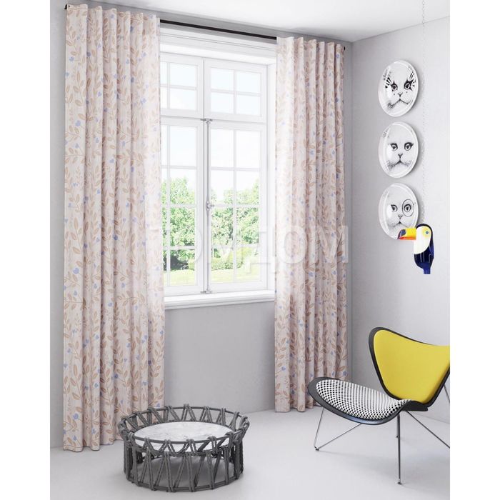 Шторы «Эсмеральда», размер 150х280 см-2 шт, габардин