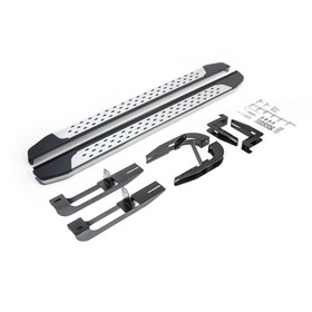 

Порог-площадка "Bmw-Style" RIVAL, Hyundai Santa Fe 2006-2012, с крепежом, B173AL.2302.1