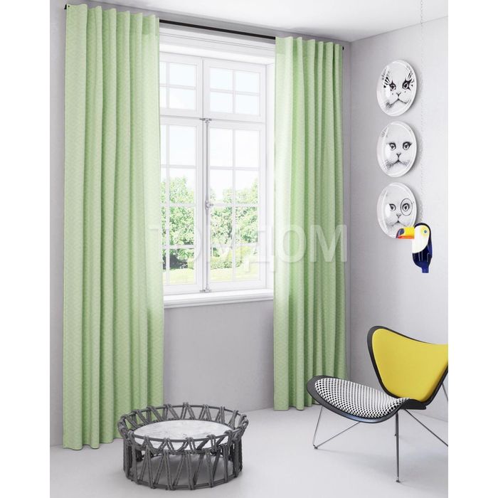 Шторы «Саяна», размер 150х280 см-2 шт, габардин