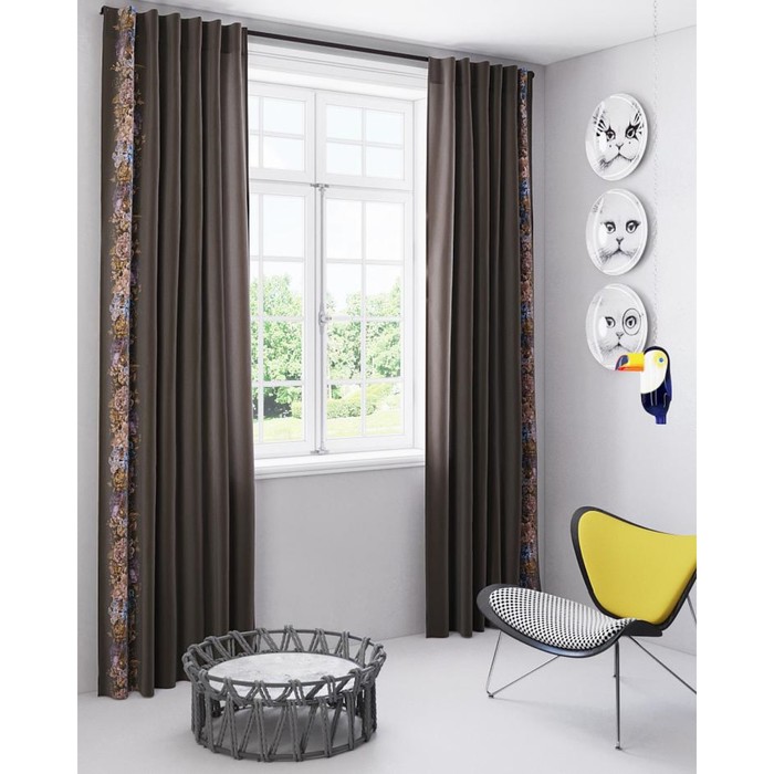 Шторы «Петра», размер 150х280 см-2 шт, габардин