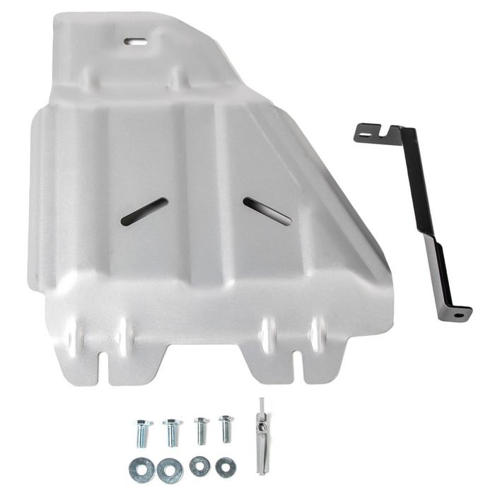 Защита РК Rival для Toyota Land Cruiser 200 (V - 4.5d; 4.7) 2007-2015, крепеж в комплекте, алюминий 4 мм