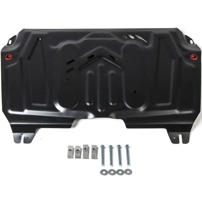 Защита картера и КПП АвтоБРОНЯ (увеличенная) для Lexus ES (V - 2.5; 3.5) 2012-2015, крепеж в комплекте, сталь, 2 мм, 111.05781.1