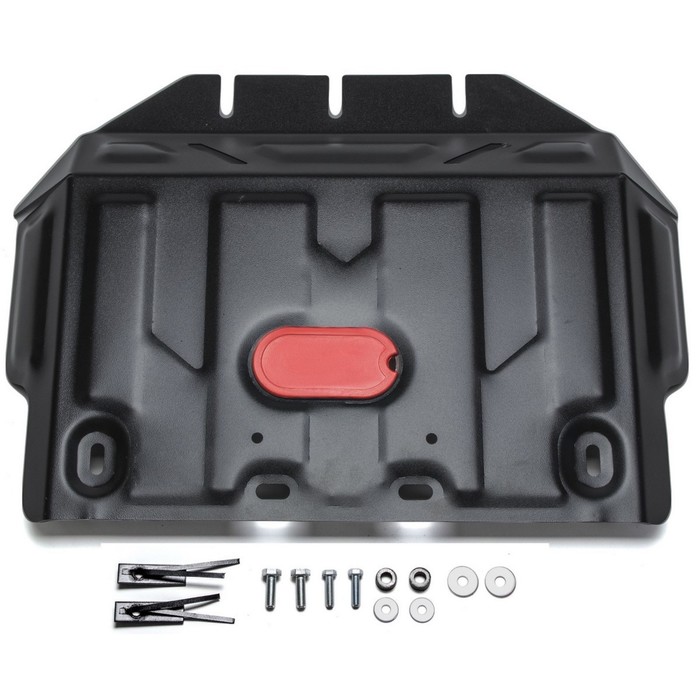 Защита картера АвтоБРОНЯ (часть 2) для Lexus GX 460 (V - 4.6) 2009-2013 2013-н.в., крепеж в комплекте, сталь, 2 мм, 111.05784.1