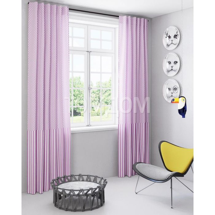 Шторы «Еремей», размер 150х280 см-2 шт, габардин