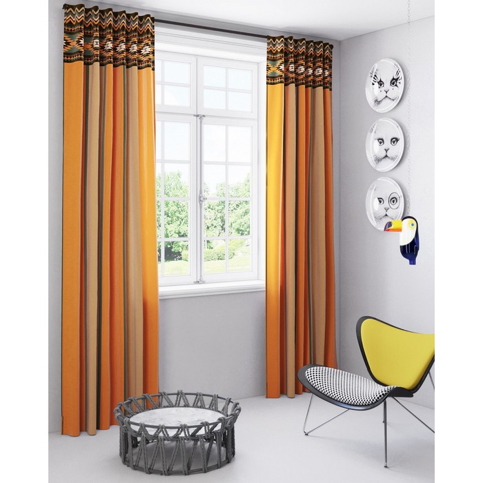 Шторы «Матильда», размер 150х280 см-2 шт, габардин