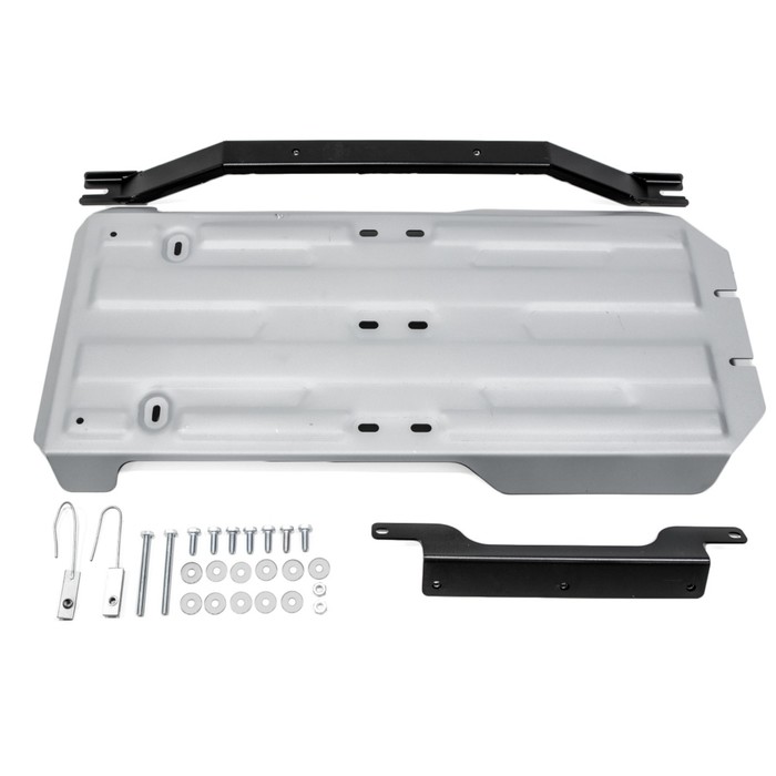 Защита КПП и РК Rival для Lexus GX 460 (V - 4.6) 2009-2013, крепеж в комплекте, алюминий 4 мм