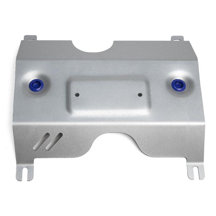 Защита заслонки системы выпуска ОГ Rival для Volkswagen Tiguan (V - 2.0d 150л.с.) 2017-, штатный крепеж, алюминий 4 мм