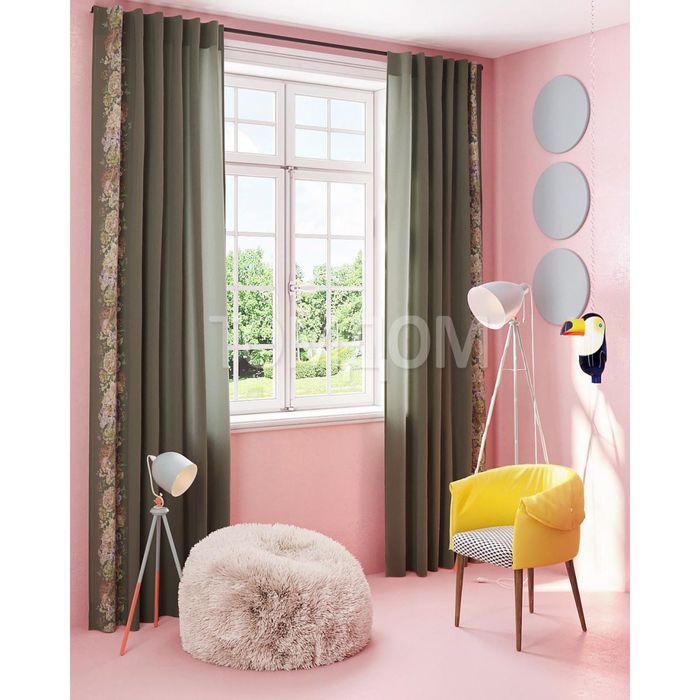 Шторы «Абруцци», размер 150х280 см-2 шт, габардин