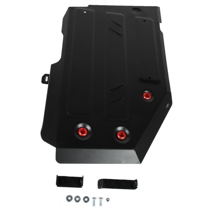 Защита топливного бака АвтоБРОНЯ для Lada Largus (V - 1.6) 2012-н.в., крепеж в комплекте, сталь, 2 мм, 111.06031.1