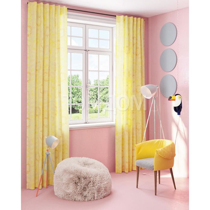 Шторы «Нетания», размер 150х280 см-2 шт, габардин