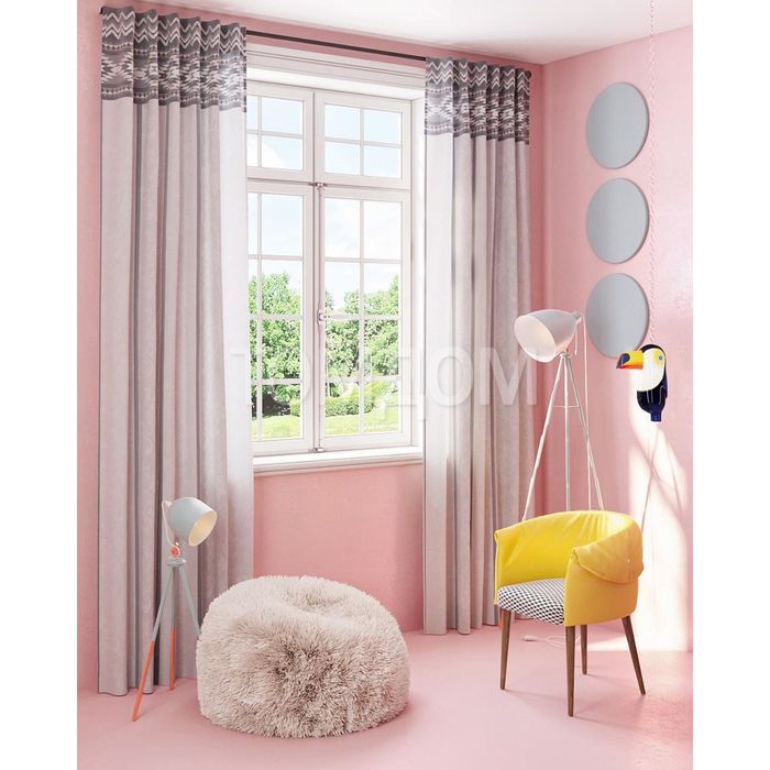 Шторы «Должанка», размер 150х280 см-2 шт, габардин