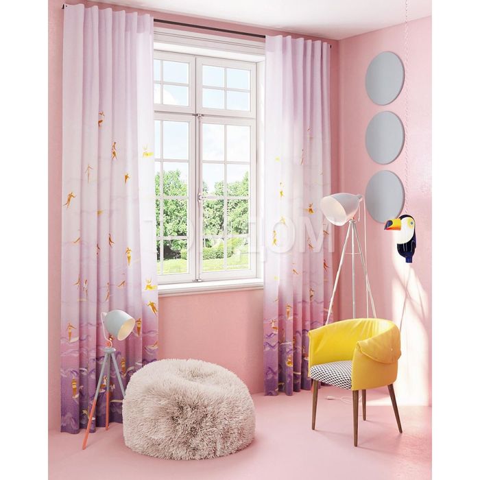 Шторы «Геленджик», размер 150х280 см-2 шт, габардин