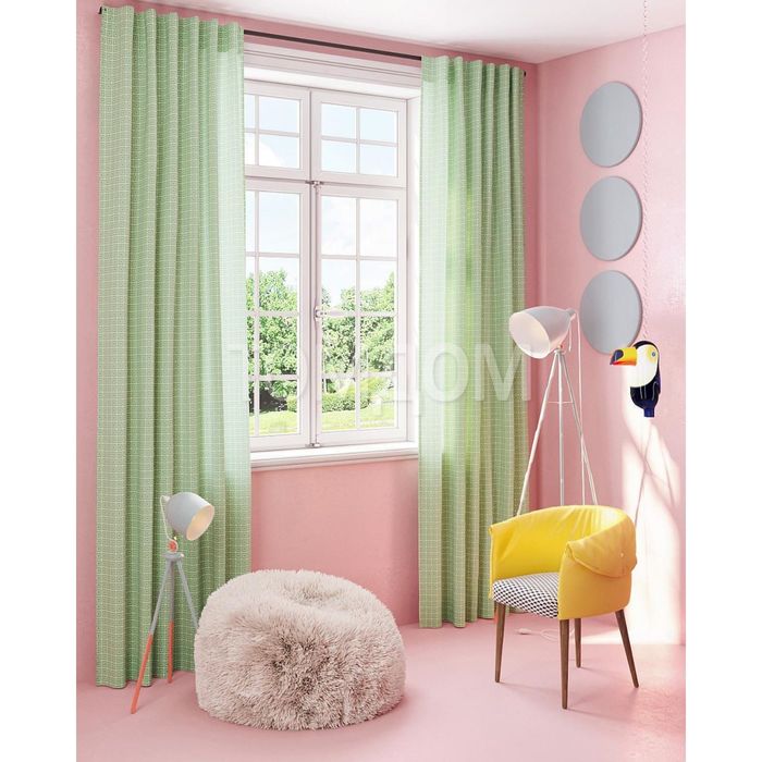 Шторы «Куанг», размер 150х280 см-2 шт, габардин