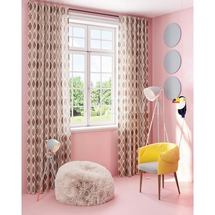 Шторы «Нячанг», размер 150х280 см-2 шт, габардин