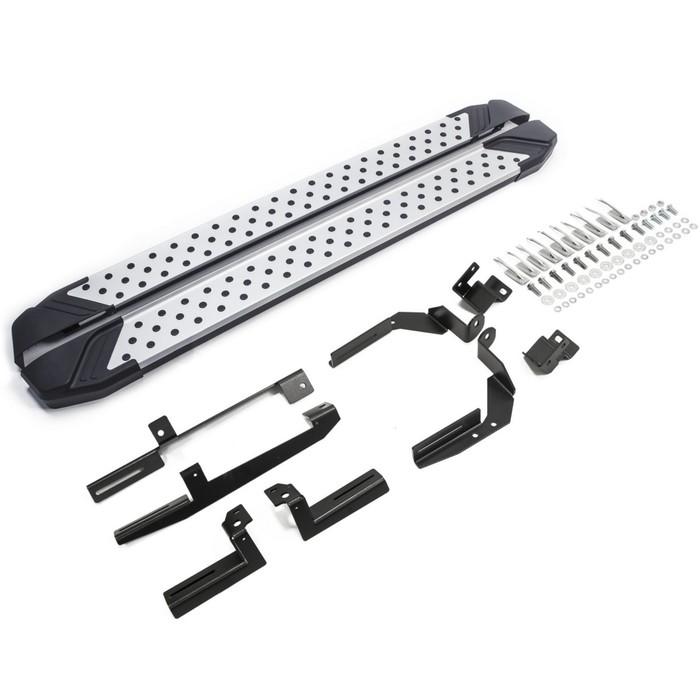 Пороги Bmw-Style Kia Sorento Prime 2015-, круг 180 см, 2 шт. D180AL.2803.3