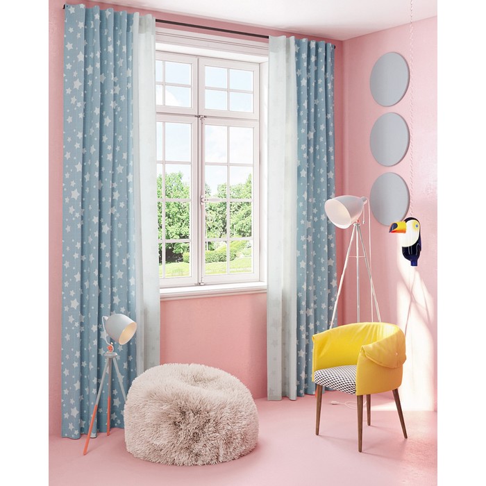 Шторы «Дананг», размер 150х280 см-2 шт, габардин