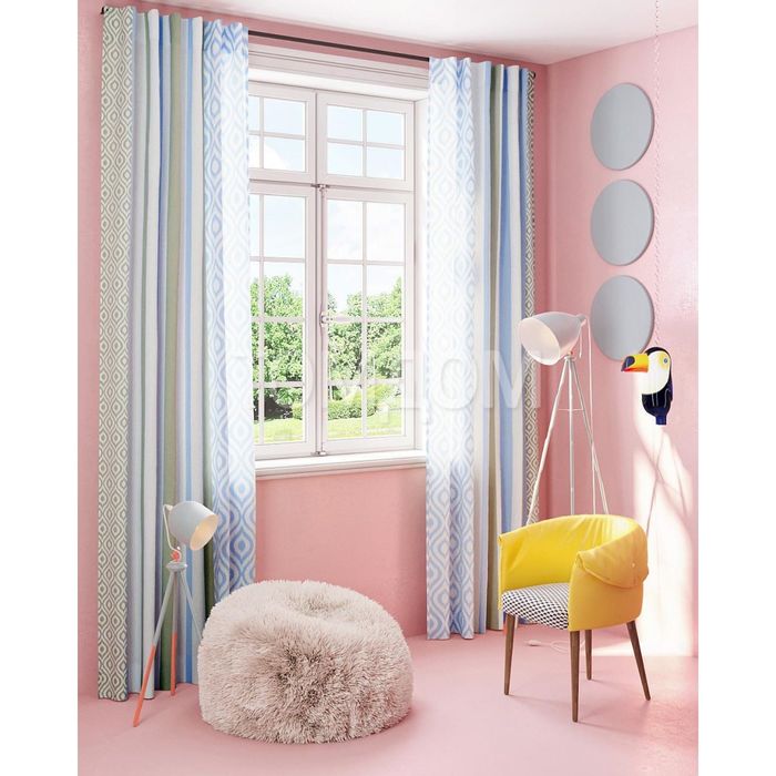 Шторы «Сидари», размер 150х280 см-2 шт, габардин