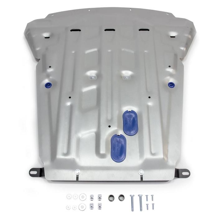 Защита картера Rival для BMW X6 (V - 30d; 35i; 50i) 2014-, крепеж в комплекте, алюминий 4 мм