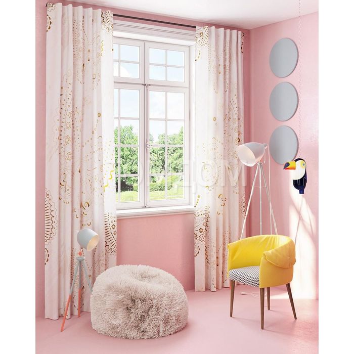 Шторы «Рода», размер 150х280 см-2 шт, габардин