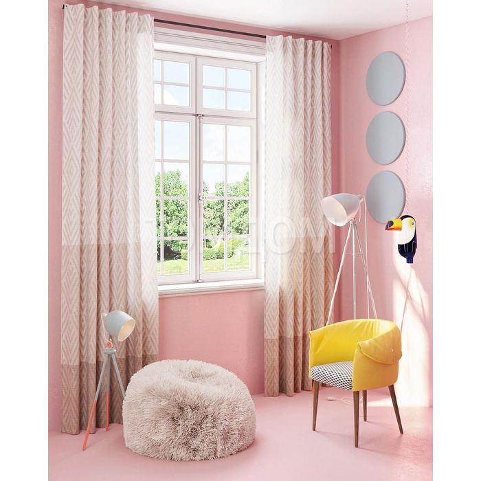 Шторы «Эрмонес», размер 150х280 см-2 шт, габардин