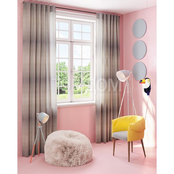 Шторы «Дассия», размер 150х280 см-2 шт, габардин