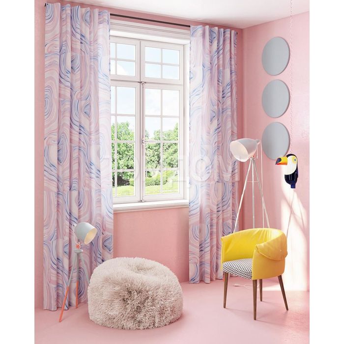 Шторы «Грецилия», размер 150х280 см-2 шт, габардин