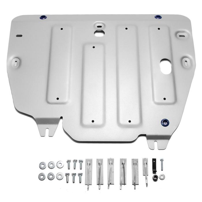 Защита картера и КПП Rival для Land Rover Range Rover Evoque 2011-, крепеж в комплекте, алюминий 4 мм