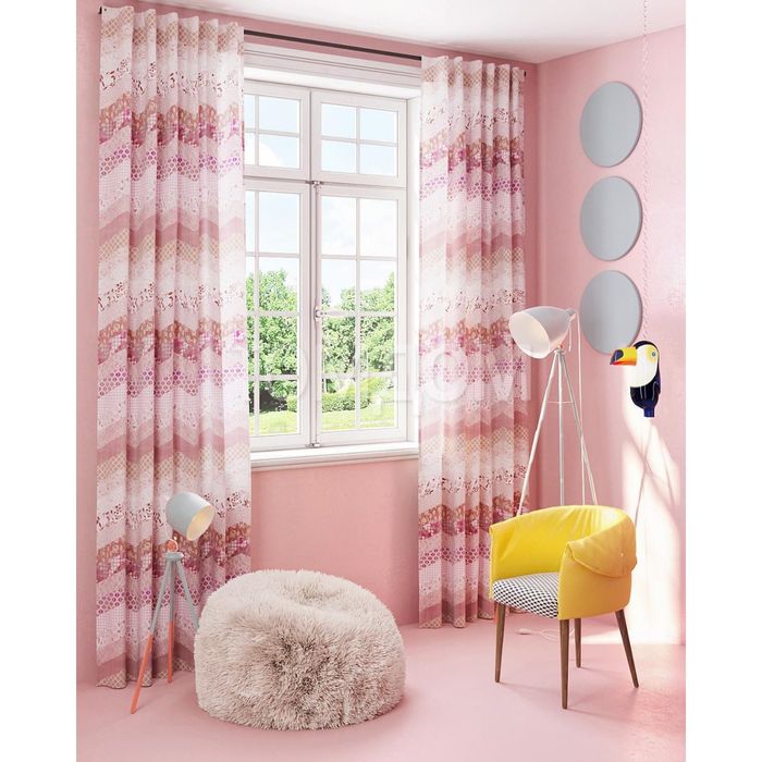 Шторы «Гудаута», размер 150х280 см-2 шт, габардин