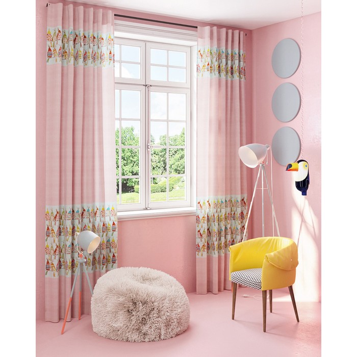 Шторы «Власт», размер 150х280 см-2 шт, габардин