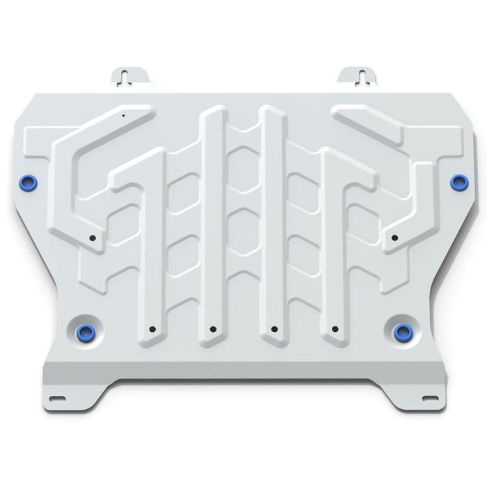 Защита картера и КПП Rival для Nissan Juke (V - 1.6) 2011-2017 2017-, крепеж в комплекте, алюминий 4 мм