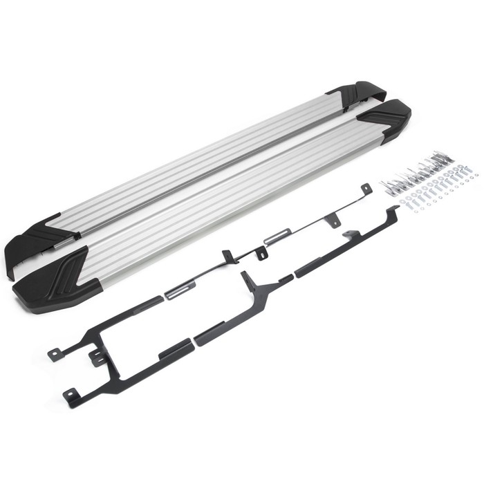 

Порог-площадка "Silver" RIVAL, Volkswagen Touareg 2010-2018, с крепежом, F193AL.5801.3
