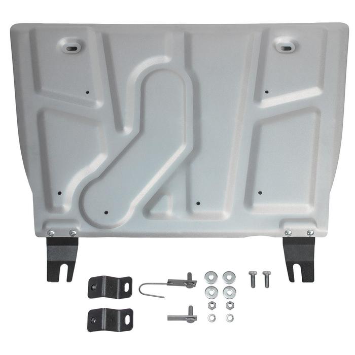 Защита картера и КПП Rival для Toyota Rav4 (V - кроме 2.5) 2010-2013 2013-2015 2015-, крепеж в комплекте, алюминий 4 мм