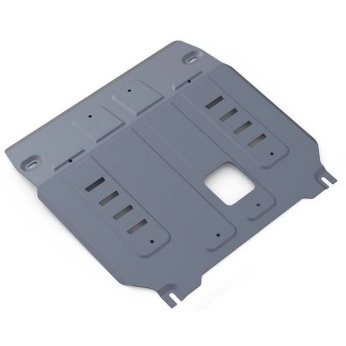 Защита картера и КПП Rival для Kia Sorento Prime (V - 2.4; 2.2d; 3.3) 2015-2017, крепеж в комплекте, алюминий 4 мм