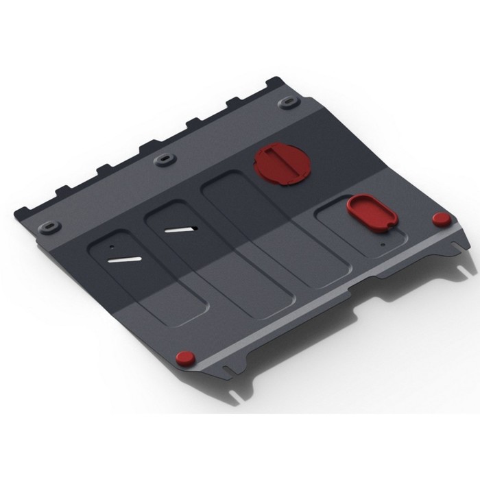 Защита картера и КПП АвтоБРОНЯ для Chevrolet Spark (V - 1.0 / АКПП) 2010-2016, крепеж в комплекте, сталь, 2 мм, 111.01018.1