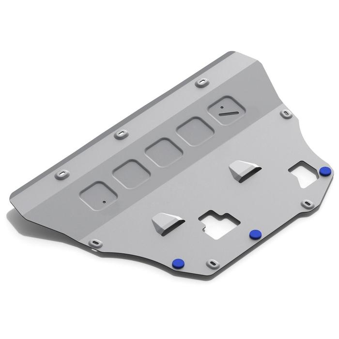 Защита картера и КПП Rival для Volvo XC90 (V - D5; T6) 2015-, крепеж в комплекте, алюминий 4 мм