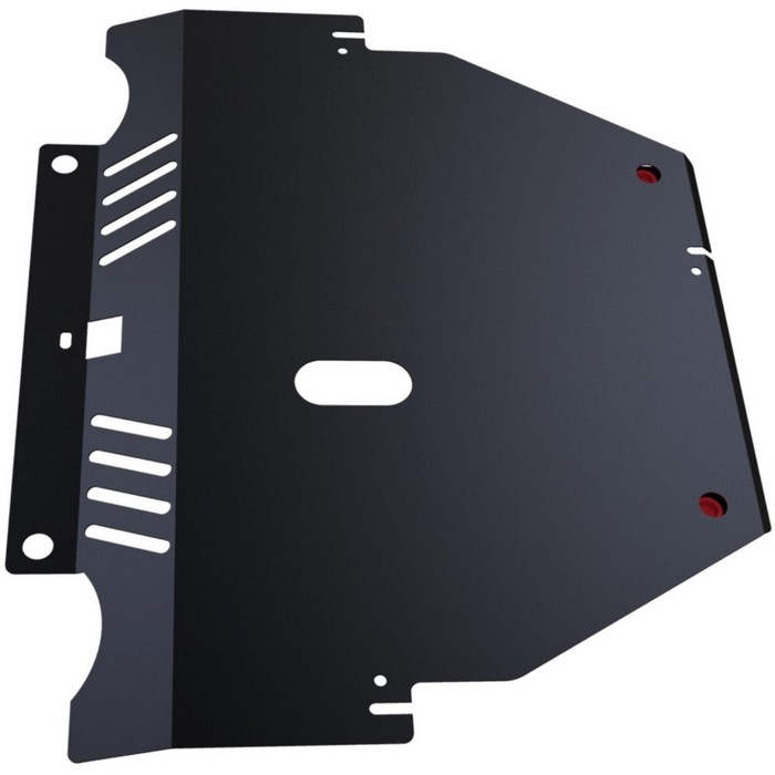 Защита картера и КПП АвтоБРОНЯ для Ford Mondeo (V - 2.5Т) 2007-2010, крепеж в комплекте, сталь, 2 мм, 111.01808.1