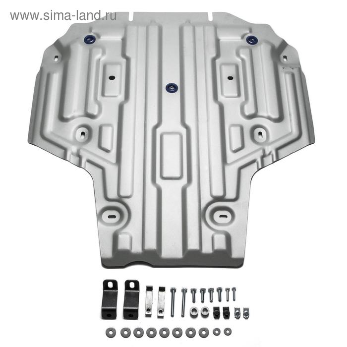 фото Защита кпп rival для audi a5 (v - 2.0 249л.с. / 4wd / акпп) 2016-, крепеж в комплекте, алюминий 4 мм