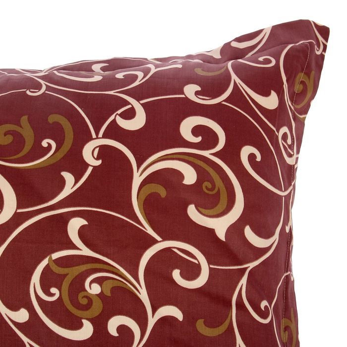 Наволочка 1шт Вензель кор 70*70 см + 5 см, сатин 125 г/м хл100%