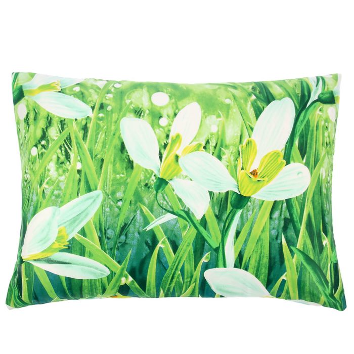 Наволочка 1шт Подснежники 50*70 см + 5 см, сатин 125 г/м хл100%