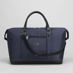 

Сумка дорожная 0002, 50*25*33, 1 отд на молнии, 2 н/кармана, длинн ремень, синий