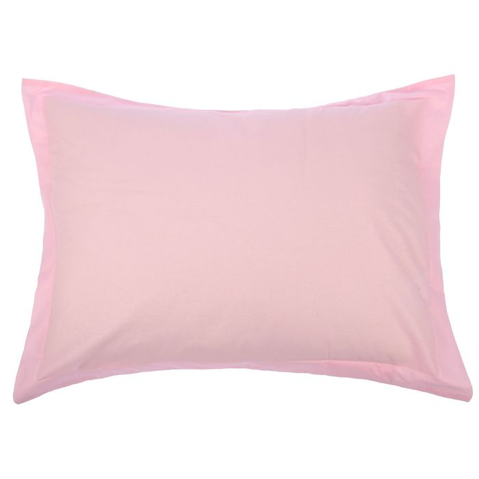 Наволочка 1шт "Розовый" 50 х 70 см/ + 5 см, перкаль 115 г/м2