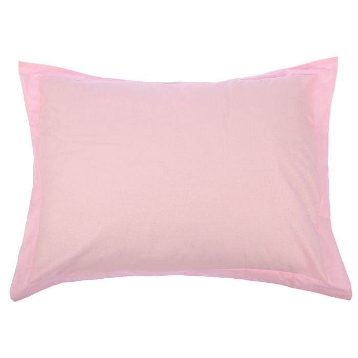 Наволочка 1шт "Розовый" 70 х 70 см/ + 5 см, перкаль 115 г/м2