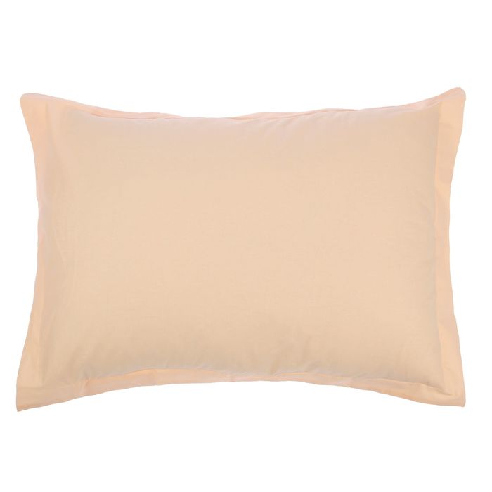 Наволочка 1шт "Персик" 70 х 70 см/ + 5 см, перкаль 115 г/м2