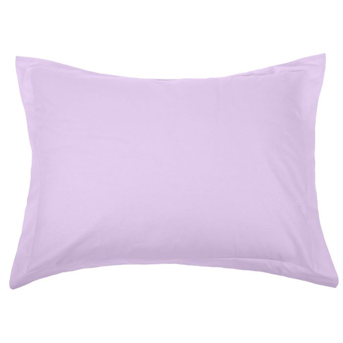 Наволочка 1шт "Фиолетовый" 70 х 70 см/ + 5 см, перкаль 115 г/м2