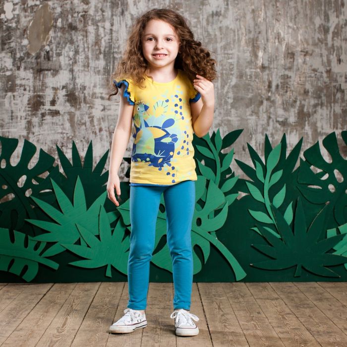 Брюки для девочки, рост 80 см, цвет синий 131-017-08