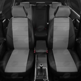 

Авточехлы для Volkswagen Caddy с 2004-2015 фургон Задние спинка и сиденье 40 на 60. Передний подлокотник, 5+2(доп.задние широкие)-подголовников
