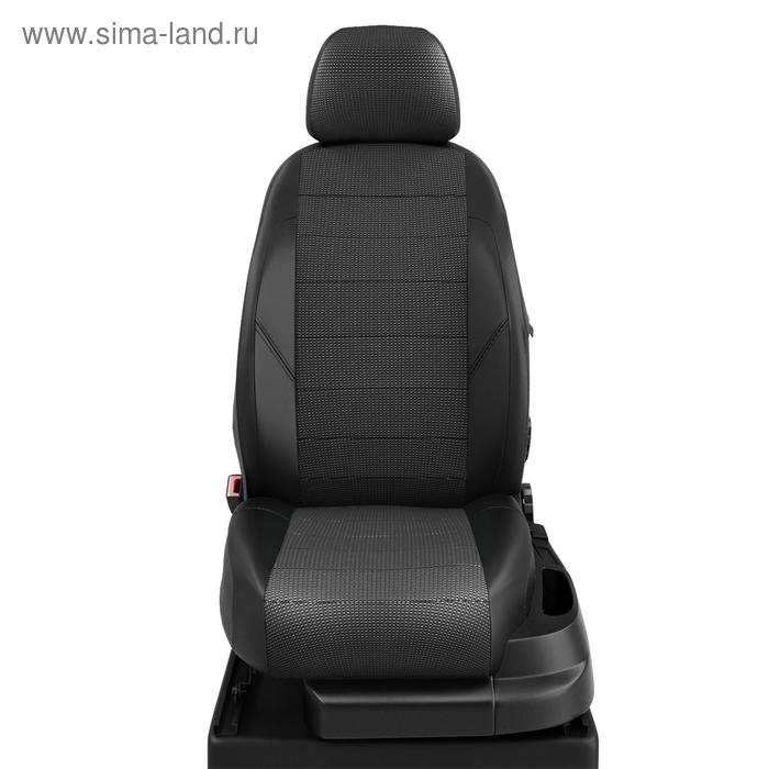 

Авточехлы для Mercedes Benz B-classe W246 с 2011-2018 г., хэтчбек, экокожа, жаккард, цвет чёрный