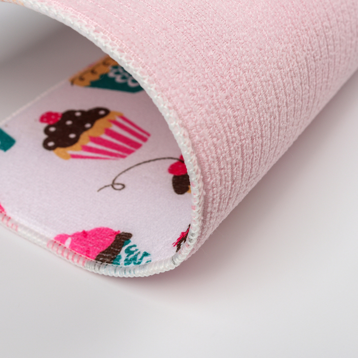 Коврик для сушки посуды 38х51 см "Пирожные",