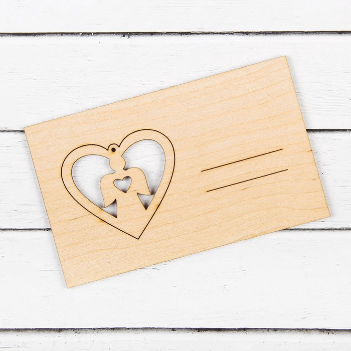 Открытка - сувенир для декора и росписи "Ангелочек"