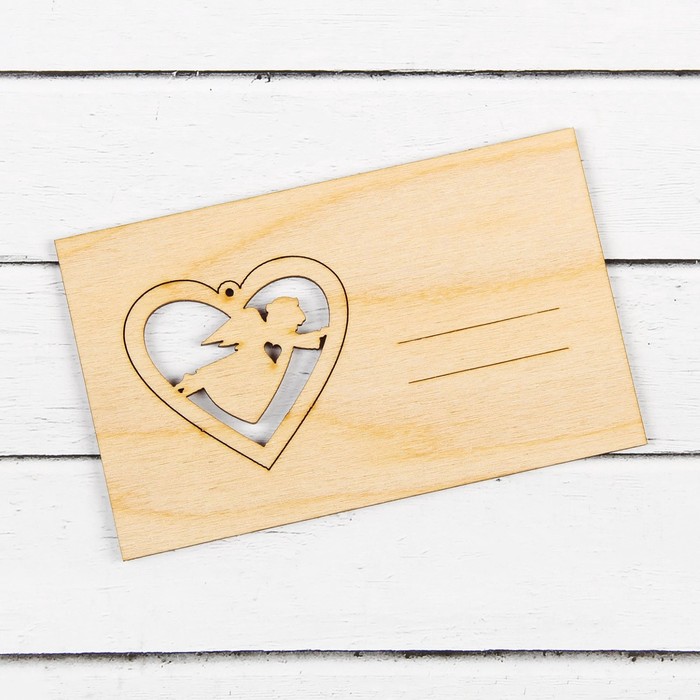 Открытка - сувенир для декора и росписи "Ангел"